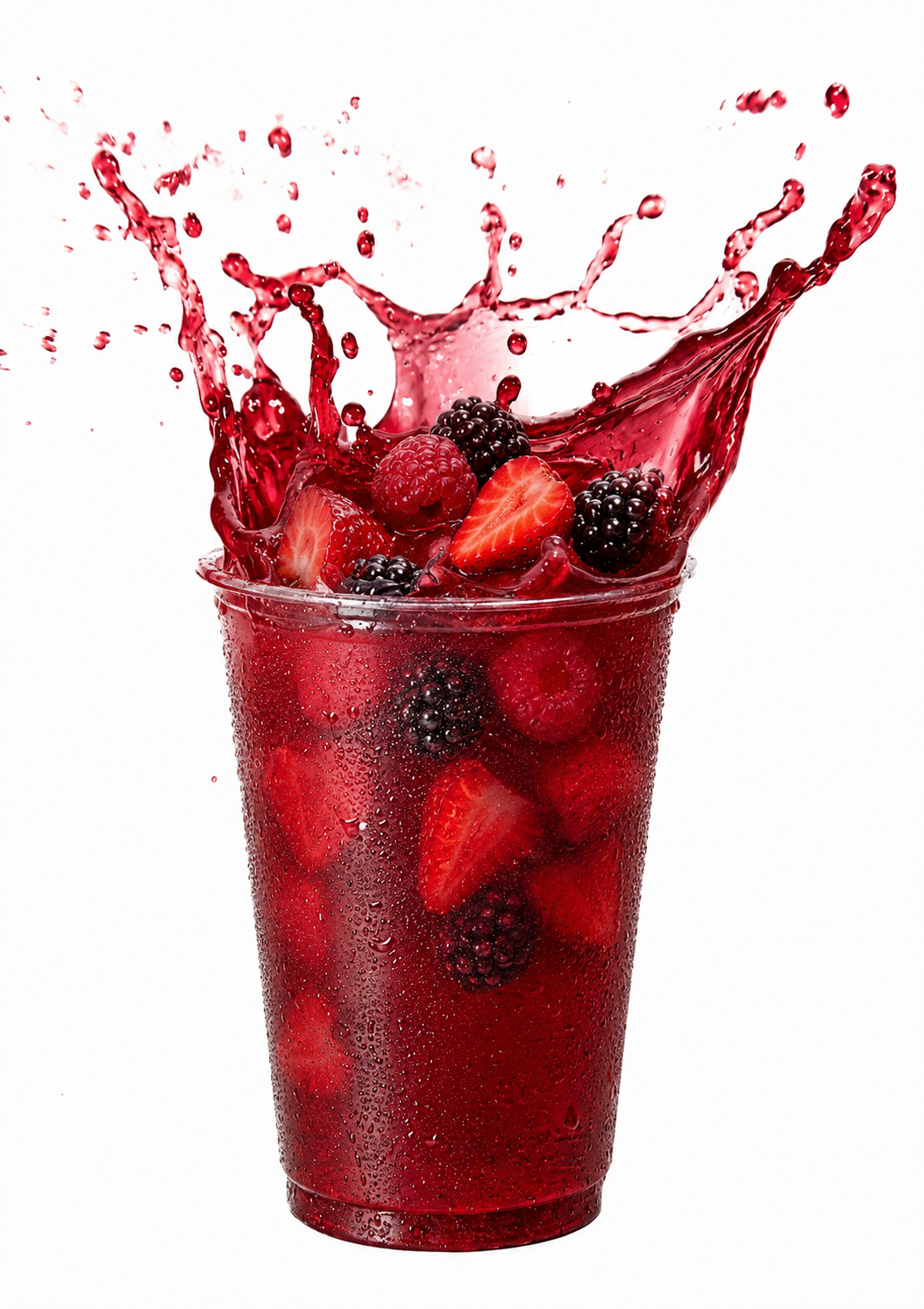 Agua de Frutos Rojos